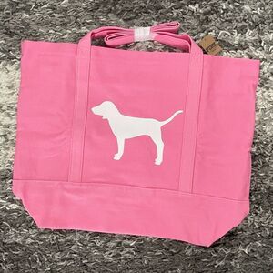 NWT PINK Victoria’s Secret Canvas Tote Bag